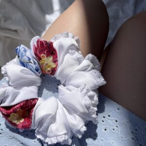 Patchwork Red Flower